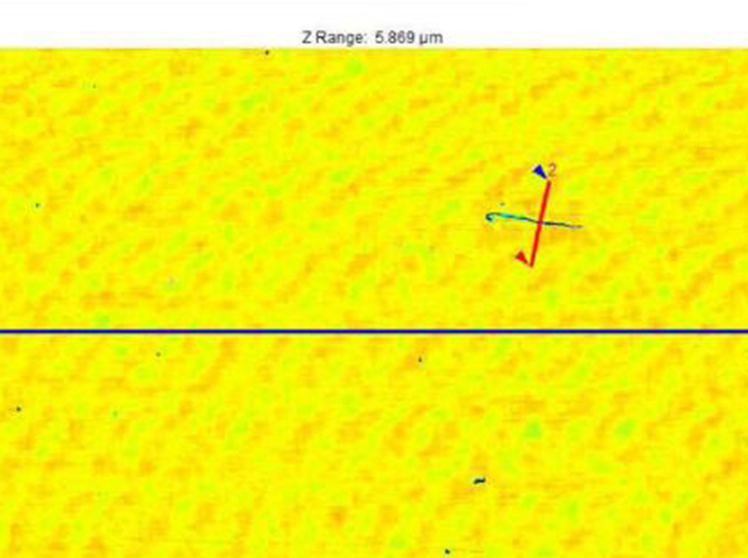 Glass surface scratch test